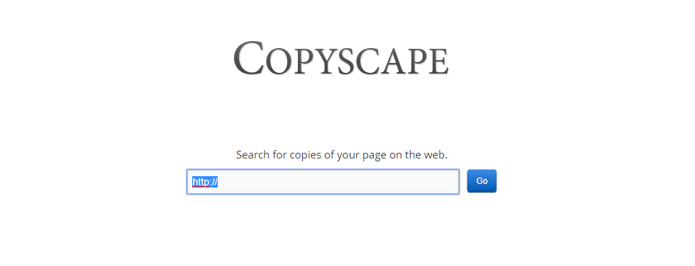 CopyScape Screenshot